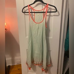 Gorgeous turquoise dress by free people